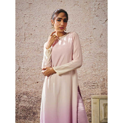 Masumi Mewawalla Lavender Ombre Kurta with Pant (Set of 2)