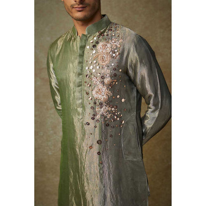 Masumi Mewawalla Multicolor Embroidered Kurta and Pant (Set of 2)