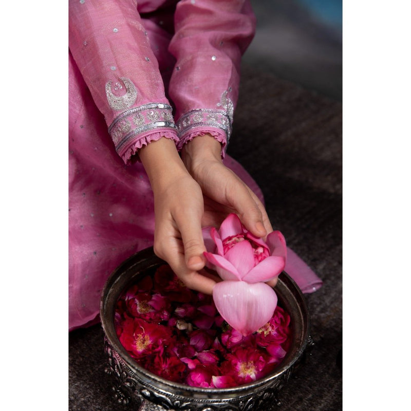 MEESA Inaya Pink Palazzo (Set of 3)