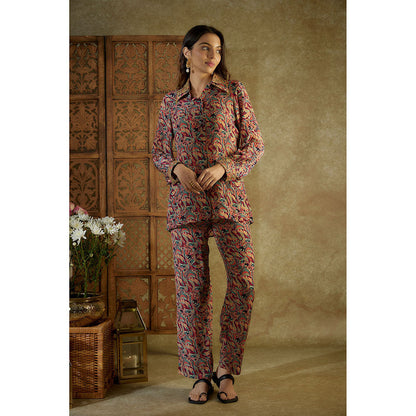 MEHAK MURPANA Multi Printed Coord with Embroidery (Set of 2)