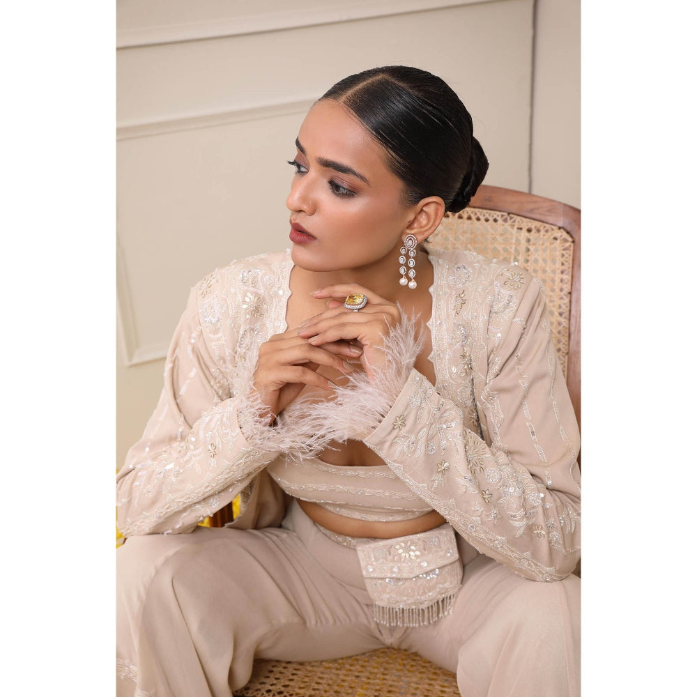 Miku Kumar Pink Aisha Co-Ord (Set of 6)
