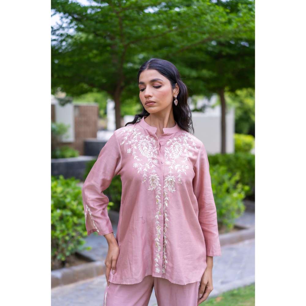 MINSH Crimson Pink Co-Ord (Set of 2)