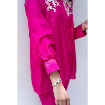 MINSH Magenta Pop Pink Co-Ord (Set of 2)