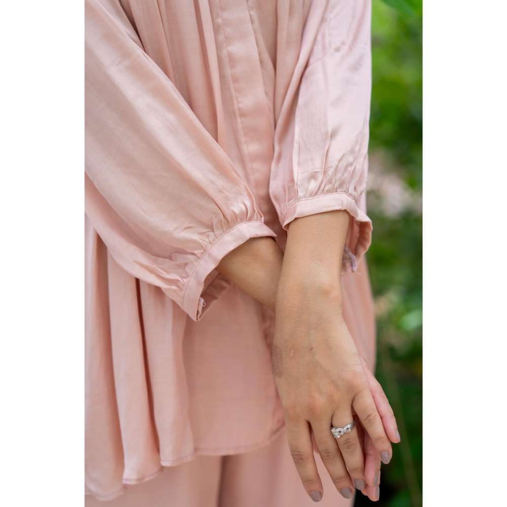 MINSH Cherry Blossom Beige Co-Ord (Set of 2)