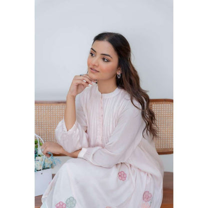 MINSH White Blush Kurta with Pant