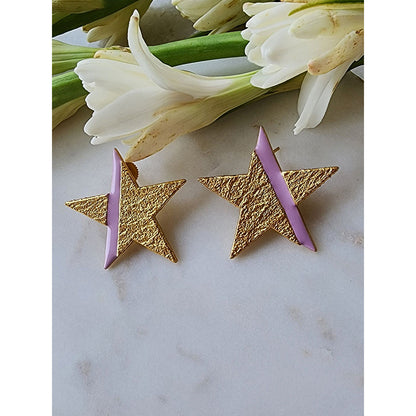 MNSH Lilac Candy Star Earring