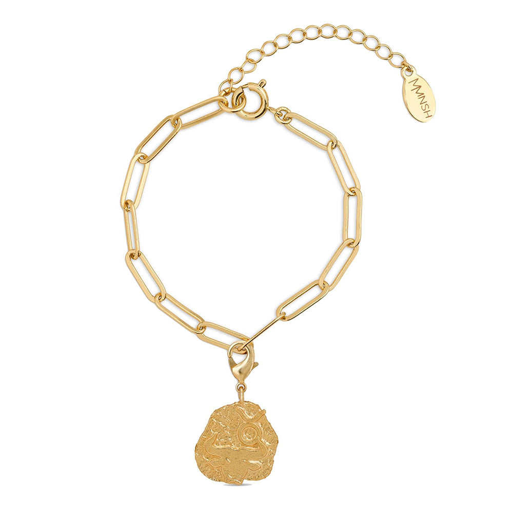 MNSH Zodiac Taurus Charm Bracelet