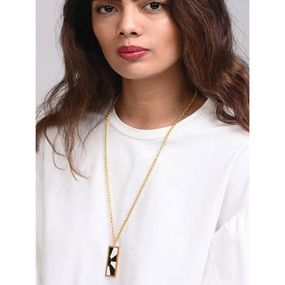 MNSH Ray Black Pendant