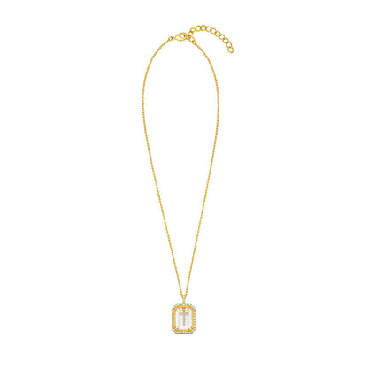 MNSH Initial Diamond Necklace T