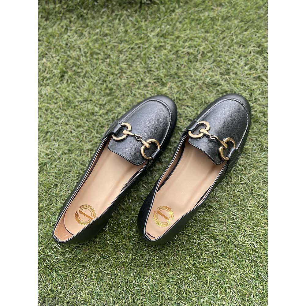 Modanta Black Loafers