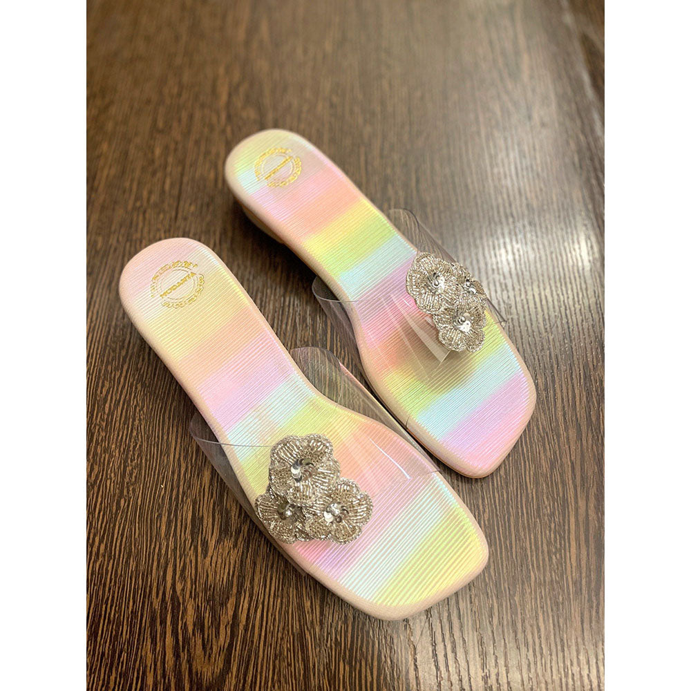 Modanta Flower Rainbow Heels