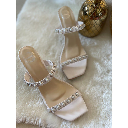 Modanta Ivory Pearly Stilettos