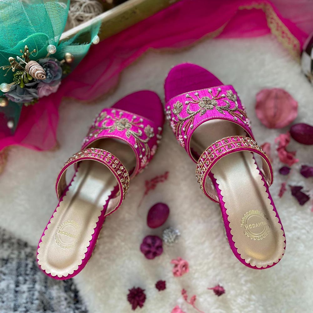 Modanta Fuchsia Pink Wedges
