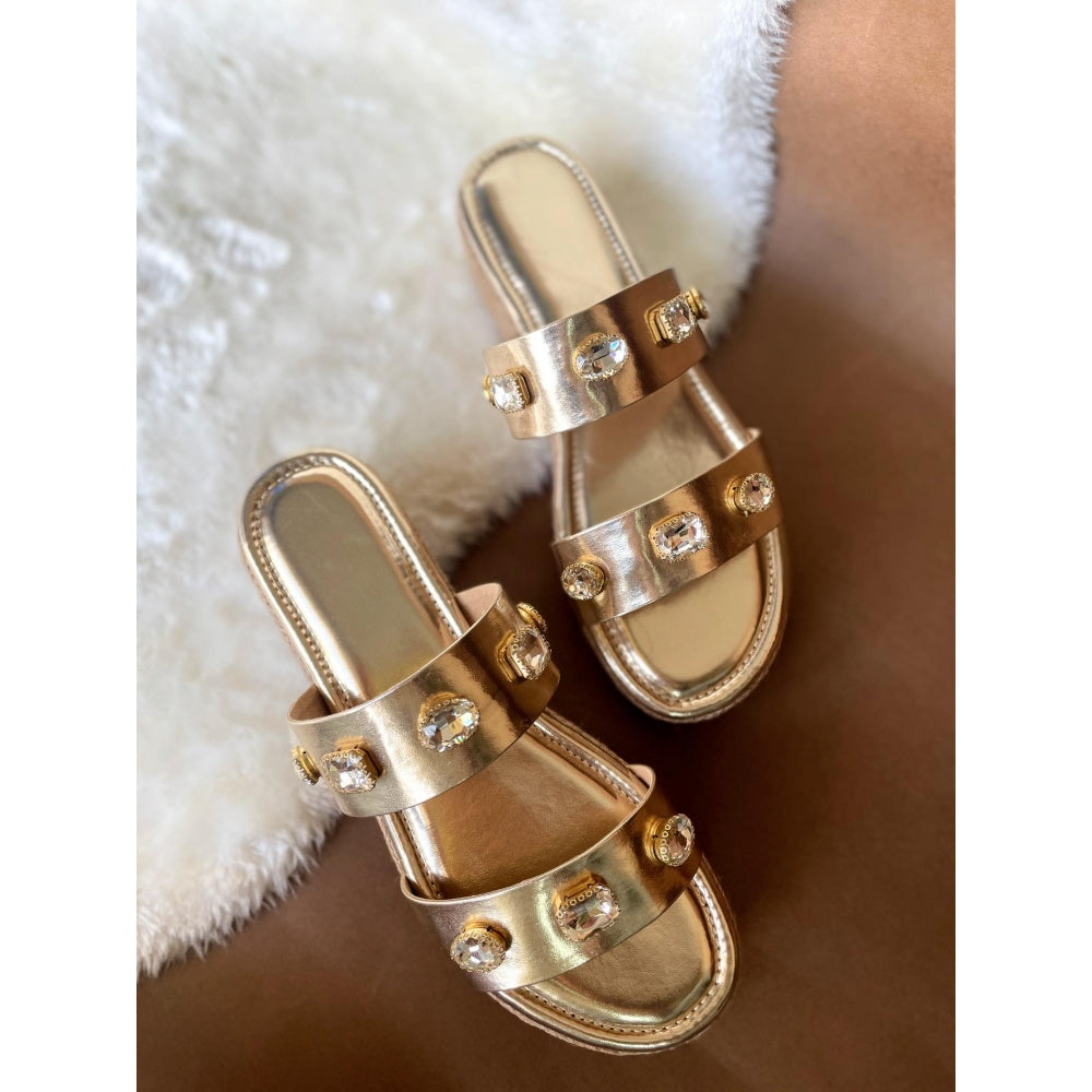 Modanta Golden Diamond Heels