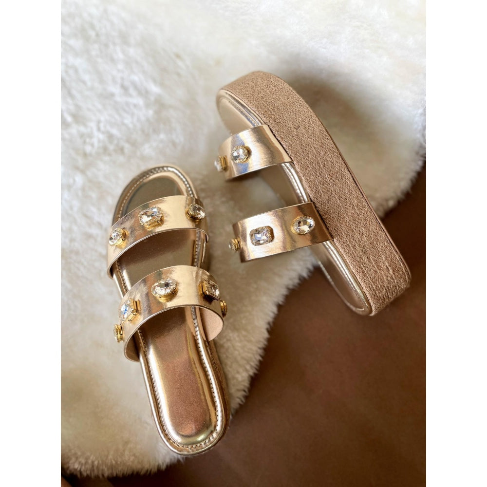 Modanta Golden Diamond Heels