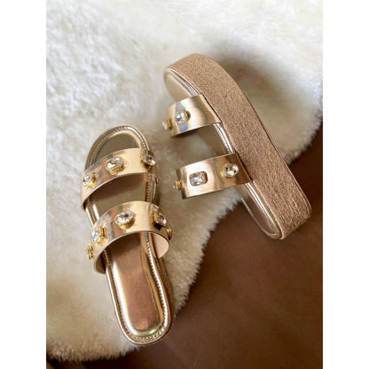 Modanta Golden Diamond Heels