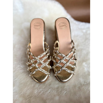 Modanta Gold Lace Wedges
