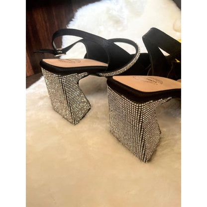 Modanta Black Diamond Sandal Heels