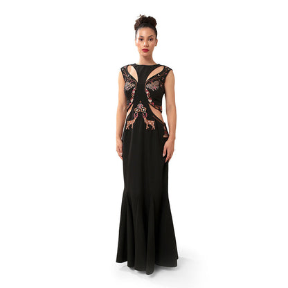 MODO CALDO Black Confident Cut Dress