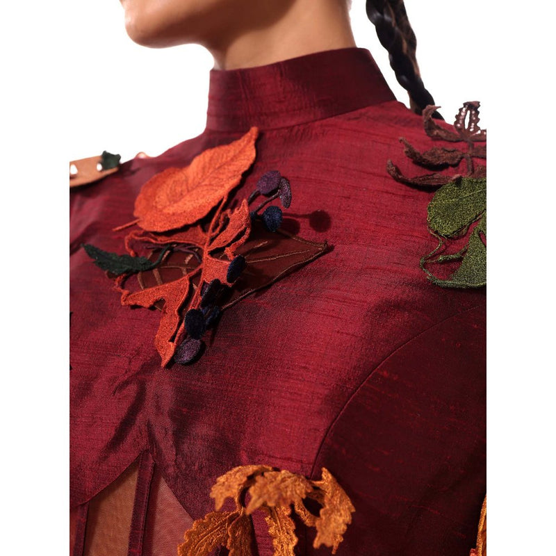 MODO CALDO Red Crimson Dusk Dress