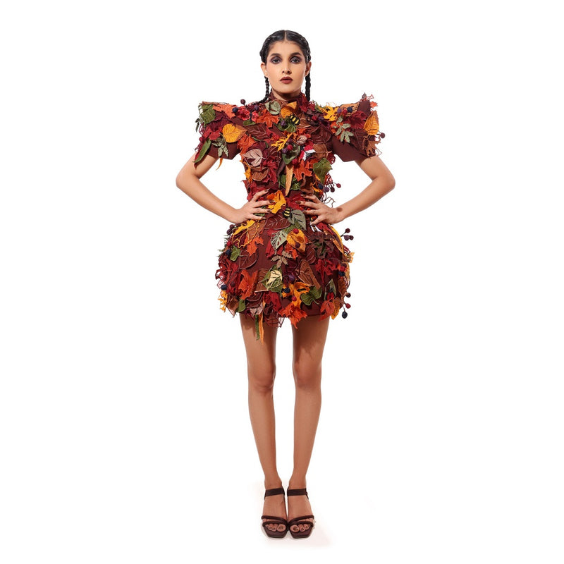 MODO CALDO Natures Carpet Multi-Color Dress