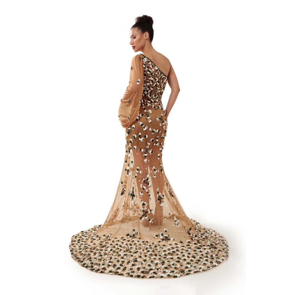 MODO CALDO Womens Brown Gown