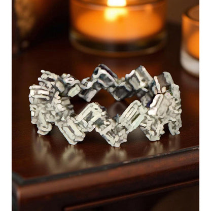 Mon Tresor Zig Zag Baguette Dia Eternity Ring - White
