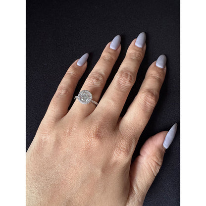 Mon Tresor Eternal Glow Halo Ring - White