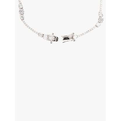 Mon Tresor Celeste Five Necklace with Pair of Earrings - White