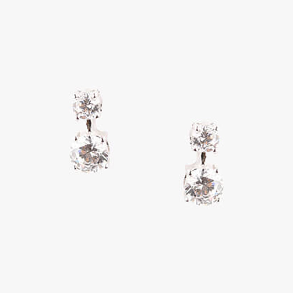 Mon Tresor Diamond Symphony Necklace with Pair of Earrings - White