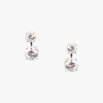 Mon Tresor Diamond Symphony Necklace with Pair of Earrings - White