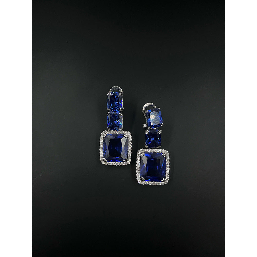 Mon Tresor Blue Whisper Earrings