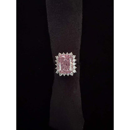 Mon Tresor Pink Rose Radiance Cocktail Ring