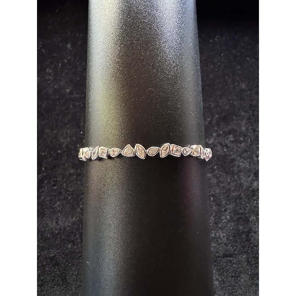 Mon Tresor Silver Assorted Nova Bezel Bracelet