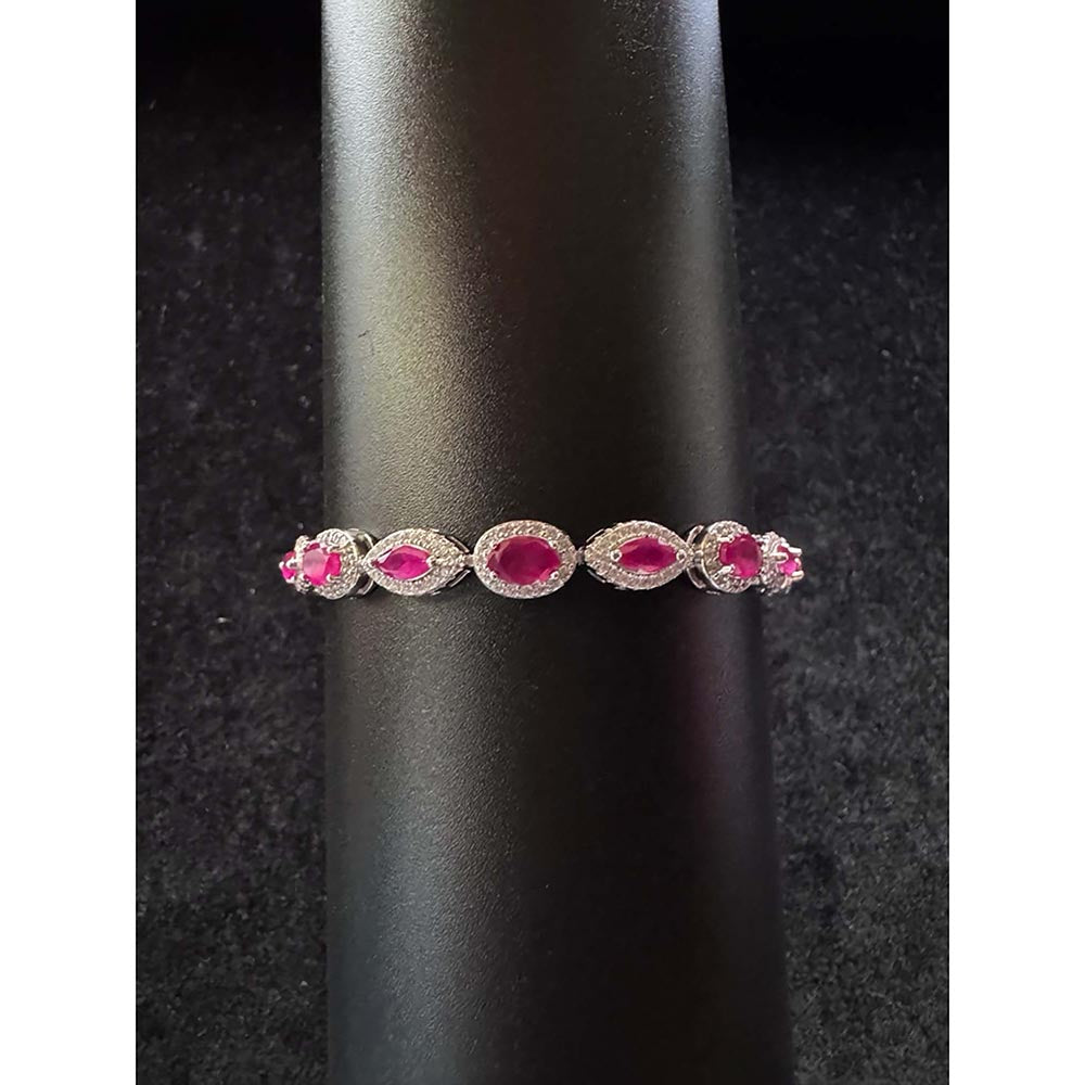 Mon Tresor Pink Crimson Royale Ruby Bracelet