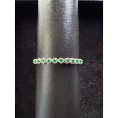 Mon Tresor Green Eternal Verde Emerald Bracelet