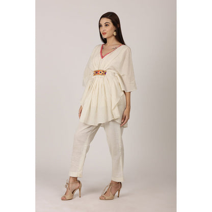 NAMAH BY PARUL MONGIA Ivory Co-Ord (Set of 2)