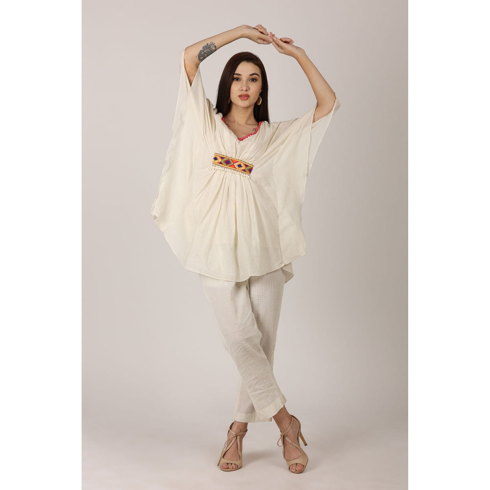 NAMAH BY PARUL MONGIA Ivory Co-Ord (Set of 2)