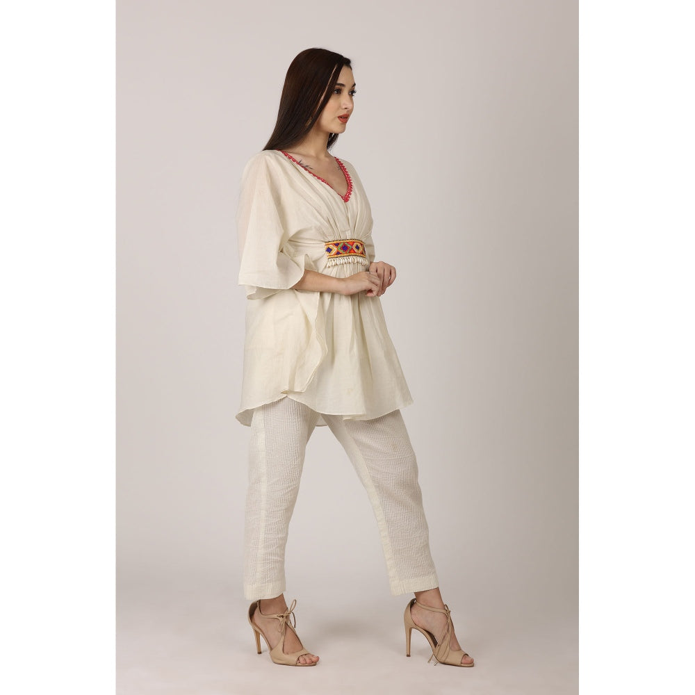 NAMAH BY PARUL MONGIA Ivory Co-Ord (Set of 2)