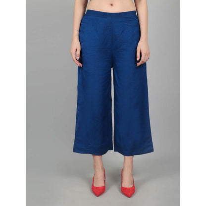 NAMAH BY PARUL MONGIA Lapis Linen Back Bow Co-Ord (Set of 2)