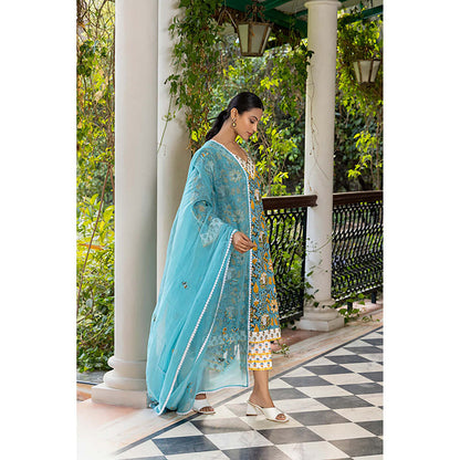 Naseebo Amber Grace Kurta With Pant And Dupatta