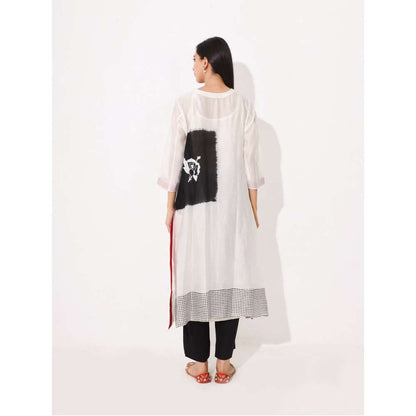 Neelu Sethi Block Printing Kurta With Pant (Set of 2)
