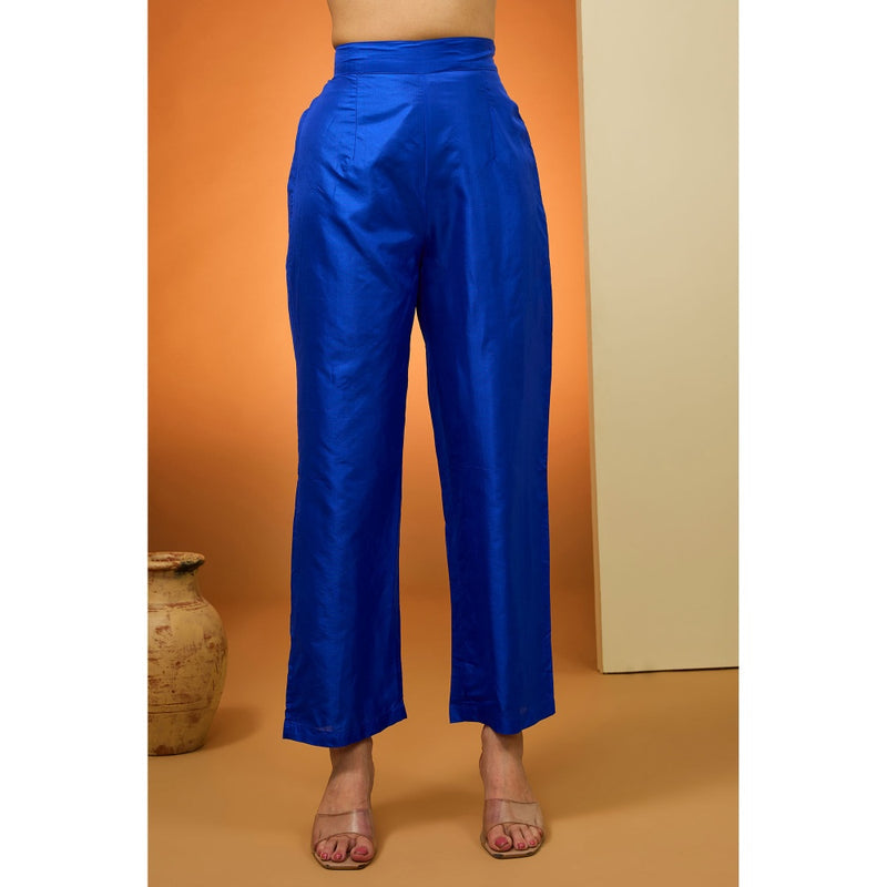 Neha Khullar Blue Kurta with Pant (Set of 2)