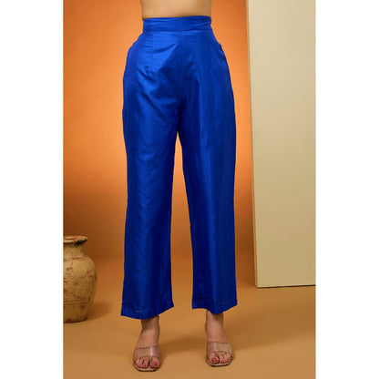 Neha Khullar Blue Kurta with Pant (Set of 2)