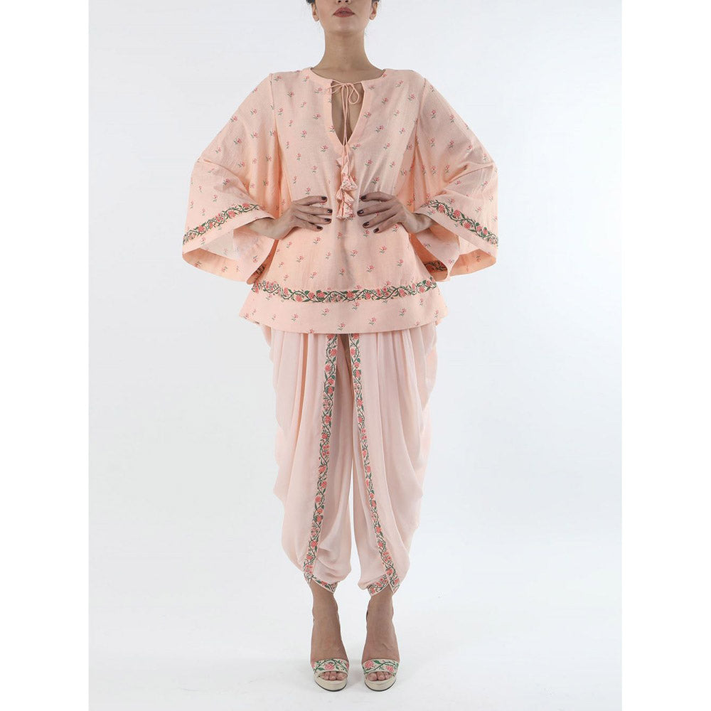 Nikasha Bloom Salmon Khadi Top