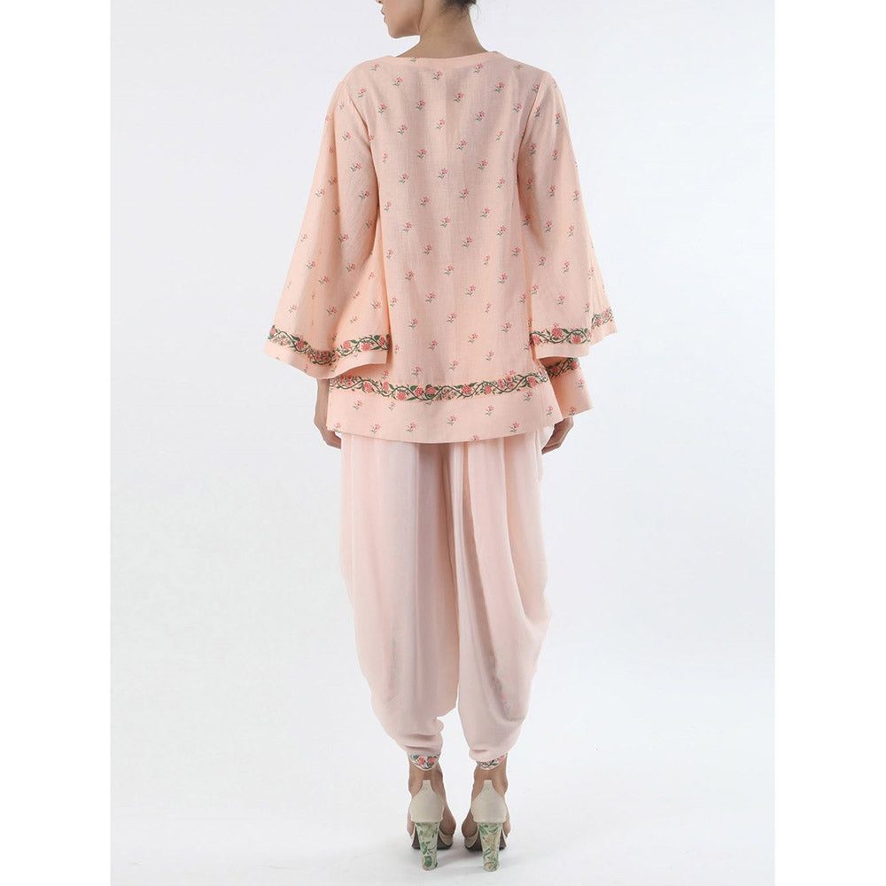 Nikasha Bloom Salmon Khadi Top