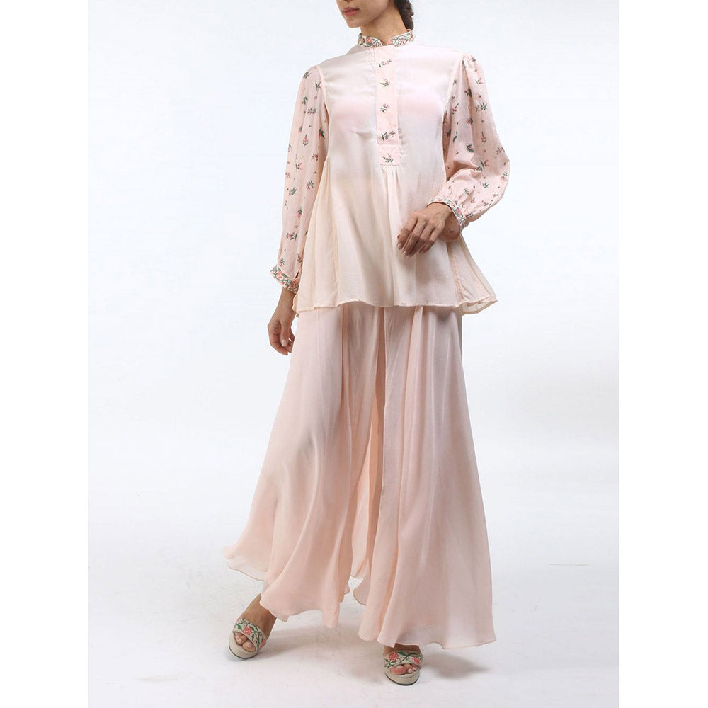 Nikasha Bloom Salmon Pink Bouquet Top