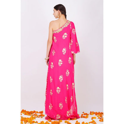 Nikasha Rani Pink Kurta With Soft Churidar - Set of 2