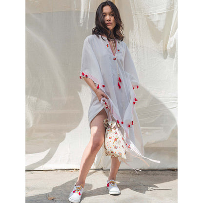 Nikasha Bulbul Kaftan Dress With Detailing
