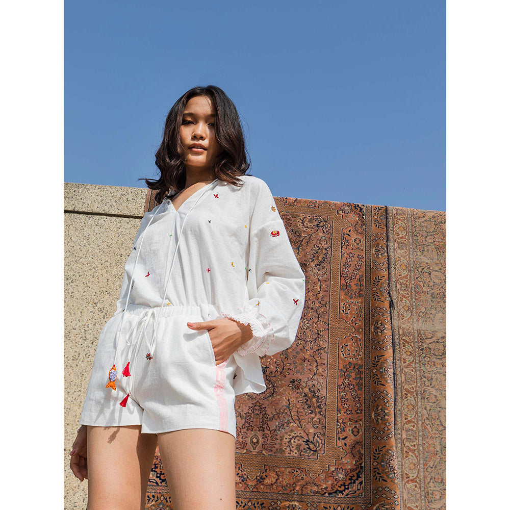 Nikasha Bulbul Embroidered Short